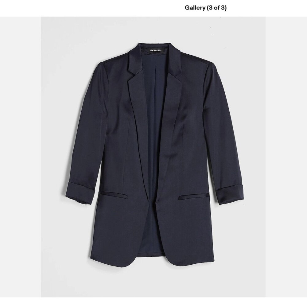 LIKE NEW Express Satin Blazer